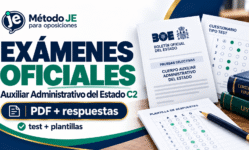 Examen Auxiliar Administrativo del Estado | Test en PDF gratis