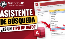 Asistente para búsqueda en Access: qué es, si es un tipo de dato y cómo funciona