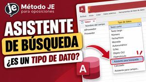 Asistente para búsqueda en Access y duda sobre si es un tipo de dato