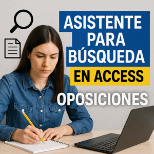 asistente para busquedas en access