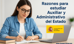 🌟 Razones para estudiar Auxiliar y Administrativo del Estado