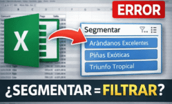 ❓ Segmentación de datos en Excel: qué es y cómo acertar esta pregunta en oposiciones