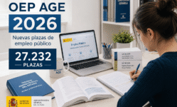 OEP AGE 2026 en BOE: plazas oficiales para Administrativo y Auxiliar