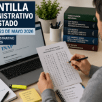 Plantilla examen Administrativo del Estado 2026