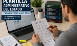 Plantilla examen Administrativo del Estado 2026