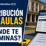 Distribución de opositores por aula Administrativo del Estado 2026