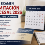 fecha examen tramitacion procesal 2026