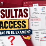 Consultas en Access para oposiciones con asistente para consultas, parámetros y criterios de examen
