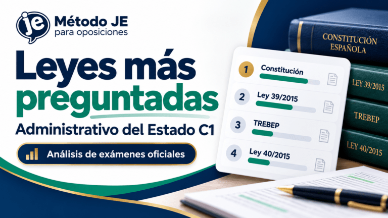 Leyes más preguntadas en Administrativo del Estado C1