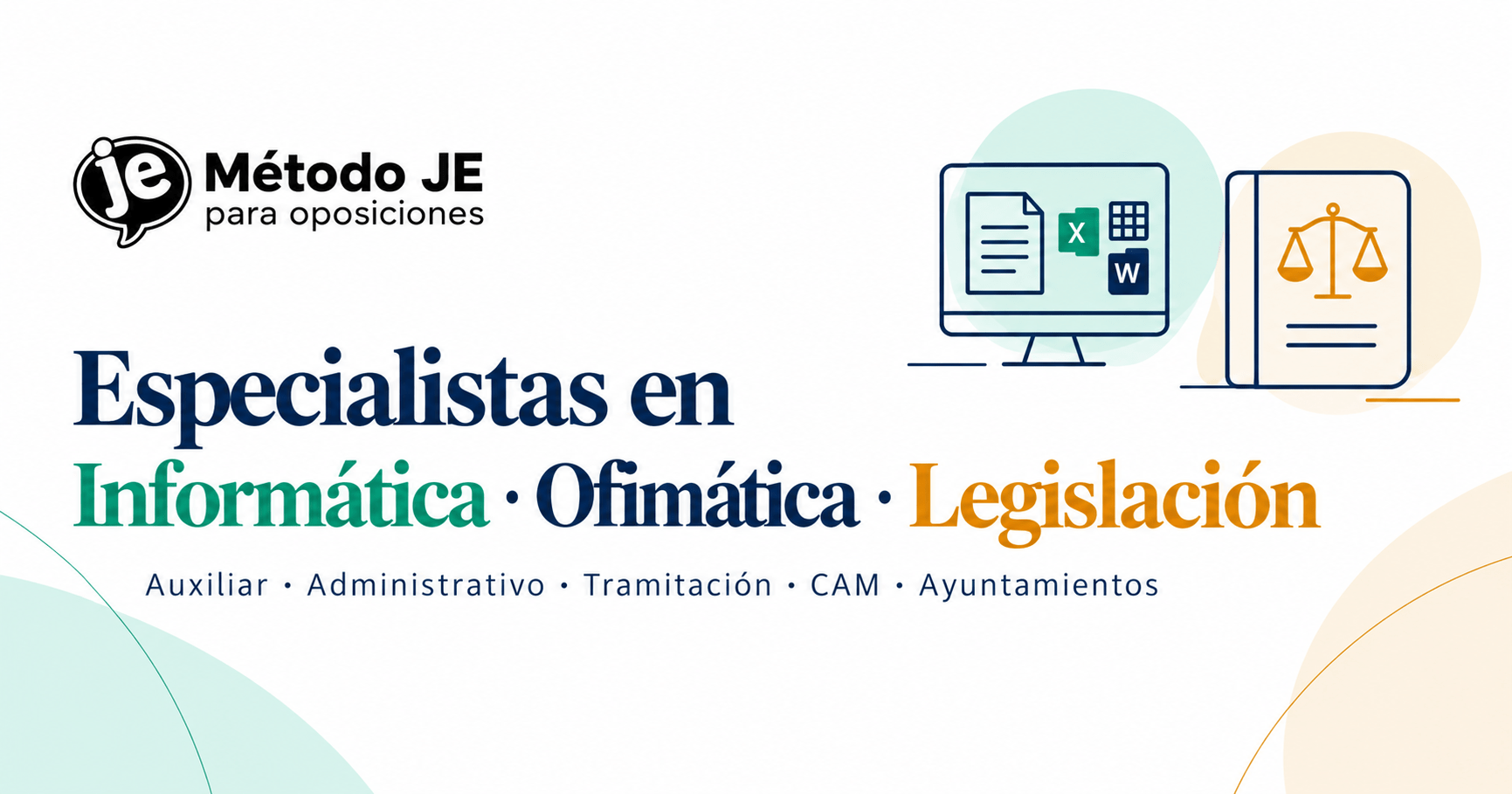 Preparación online en informatica y legislacion para oposiciones